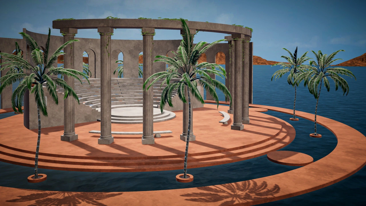 Studio La Gazelle Virtual Environment Space for Goodhubs named Aqua Colosseum