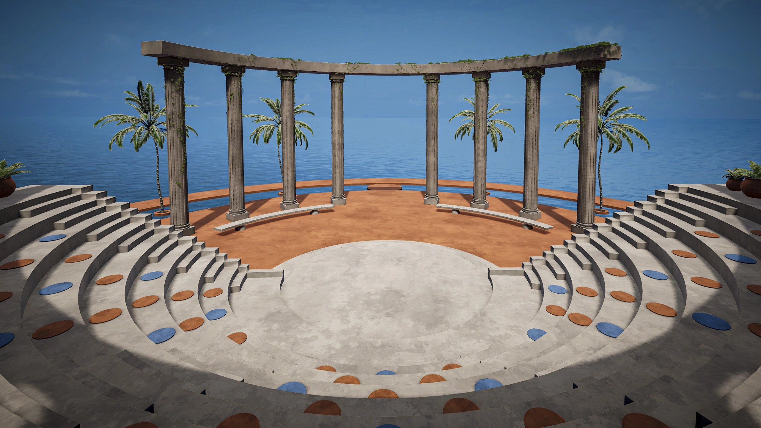 Studio La Gazelle Goodhubs Metaverse VR Space Aqua Colosseum Inside